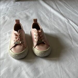 DKNY Pink Low-Top Sneakers Casual Style